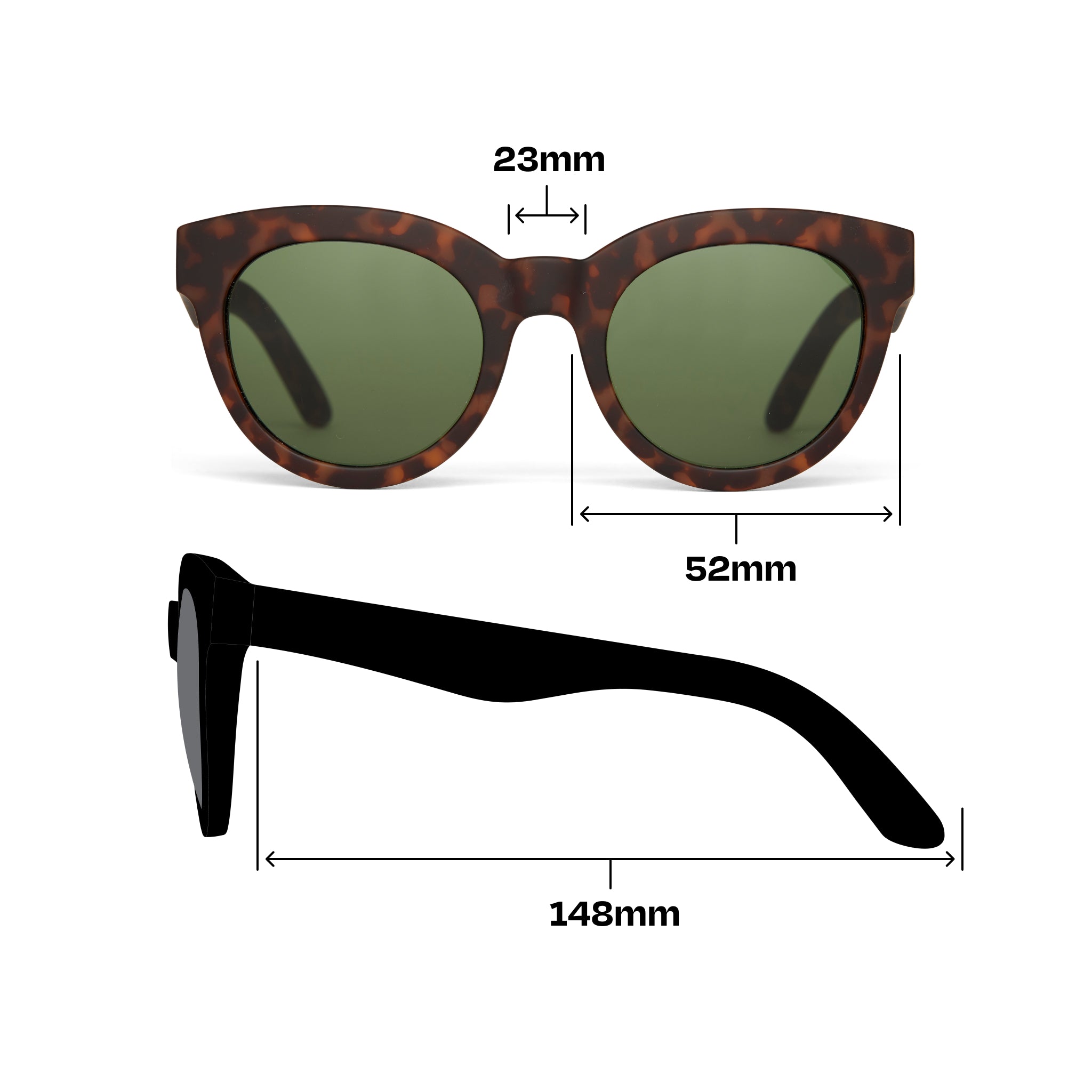 Florentin Black Tortoise Traveler Sunglasses - Image 4