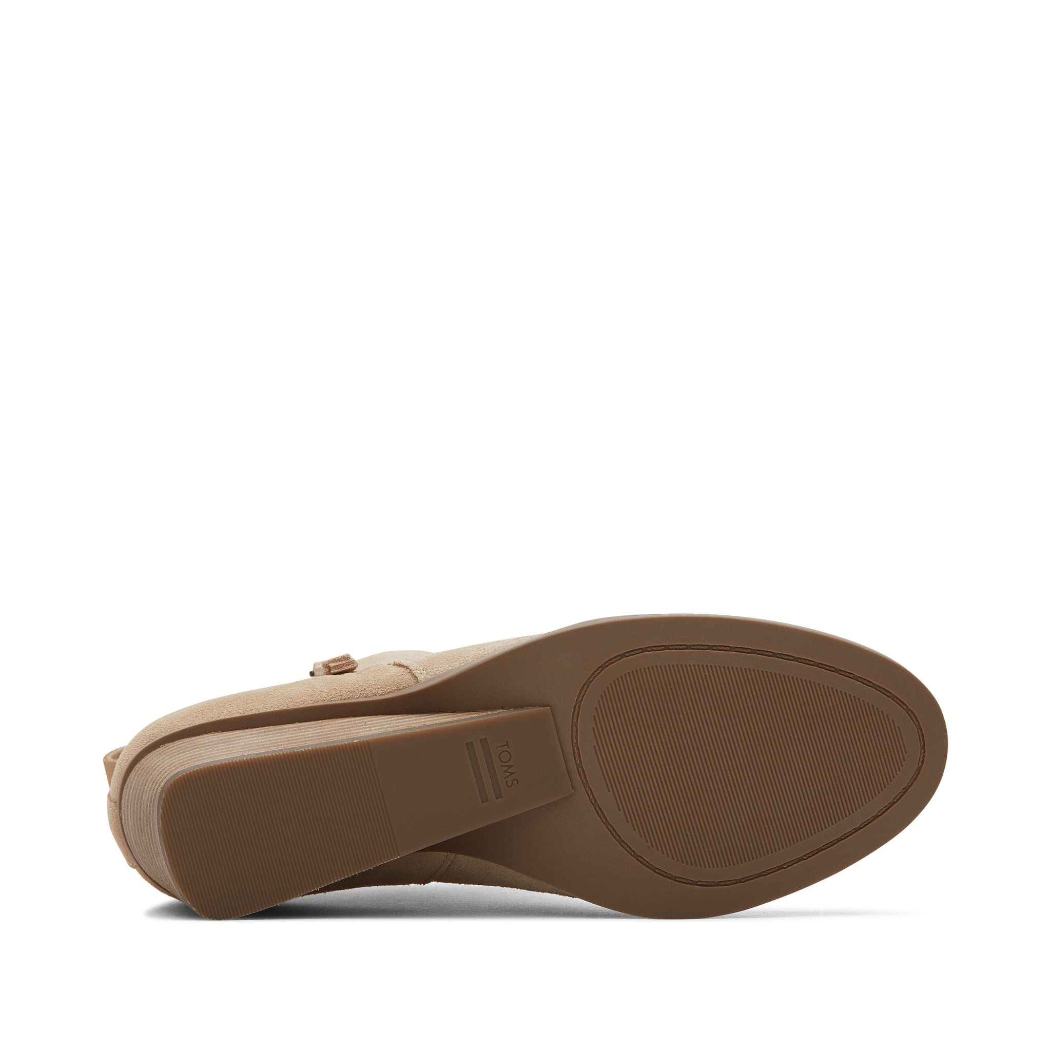 Goldie Oatmeal Suede Wedge Boot - Image 6