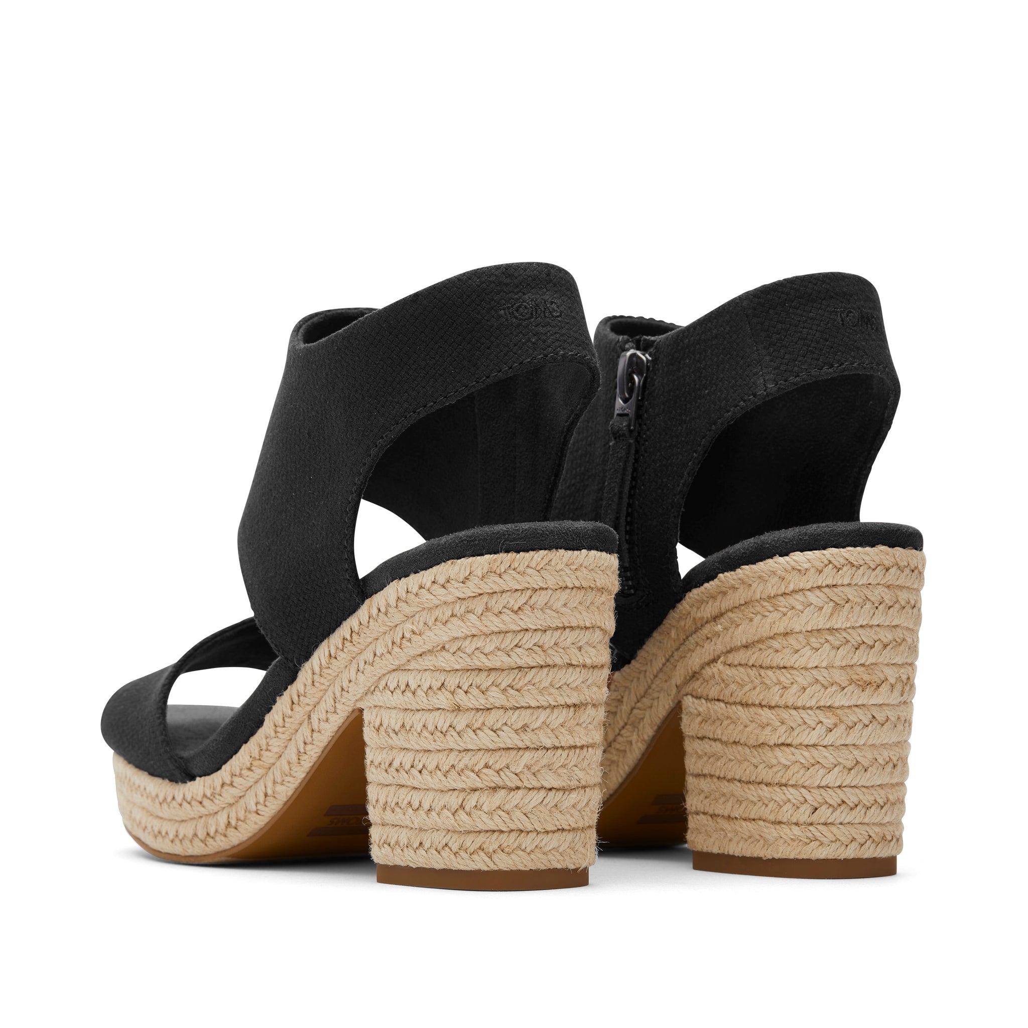 Majorca Rope Black Platform Sandal - Image 5