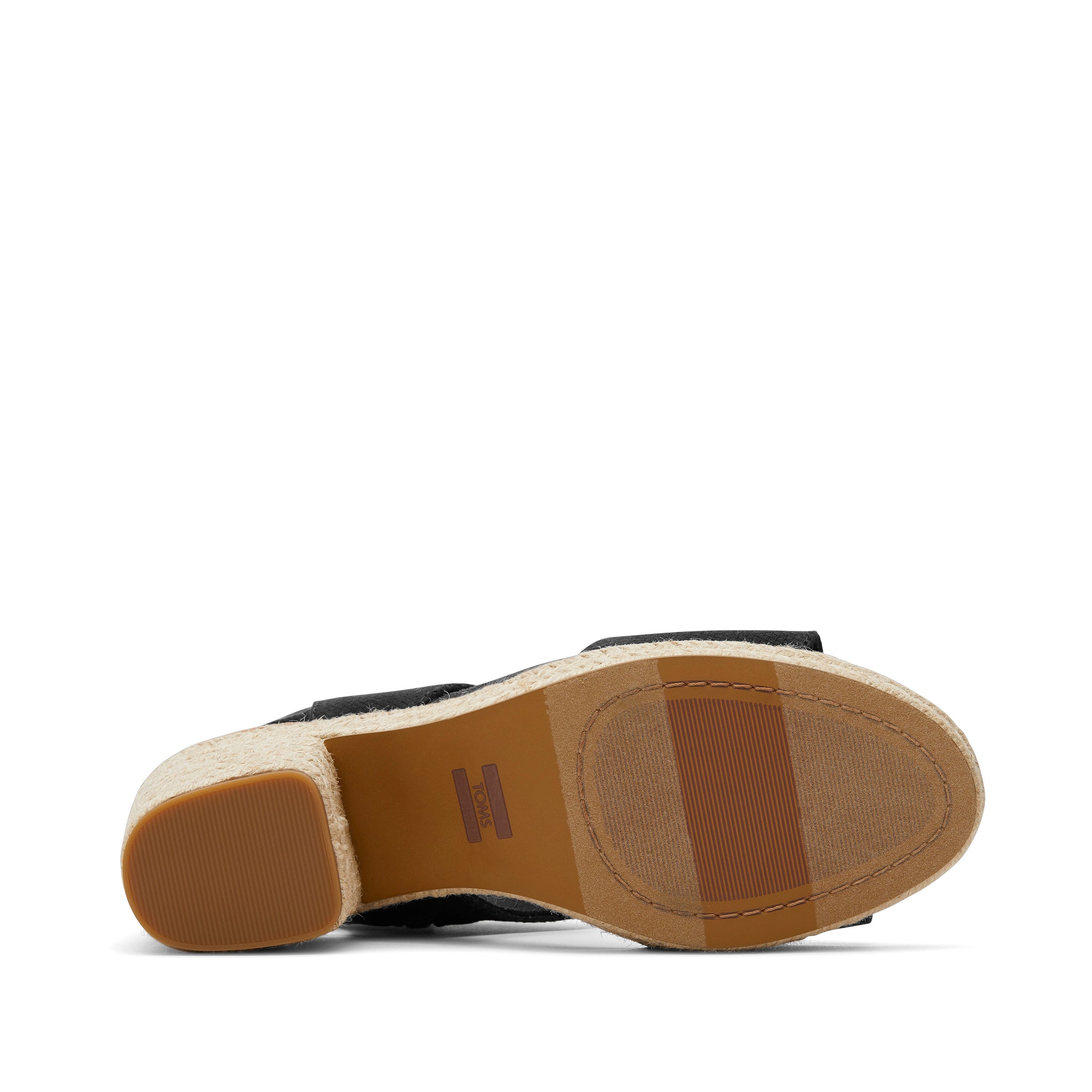 Majorca Rope Black Platform Sandal - Image 6