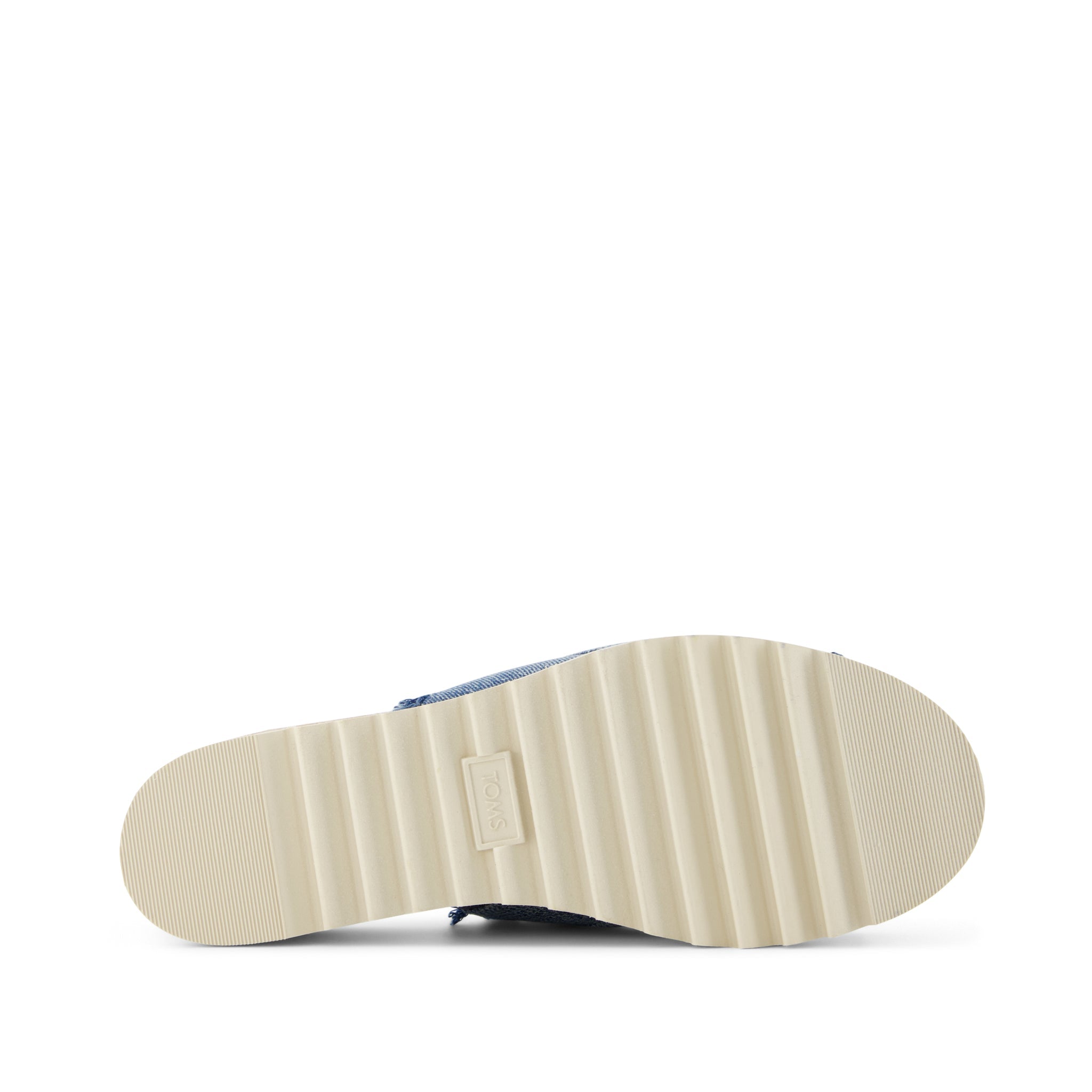 Diana Mule Wedge Sandal Dark Sky Textured Denim - Image 5