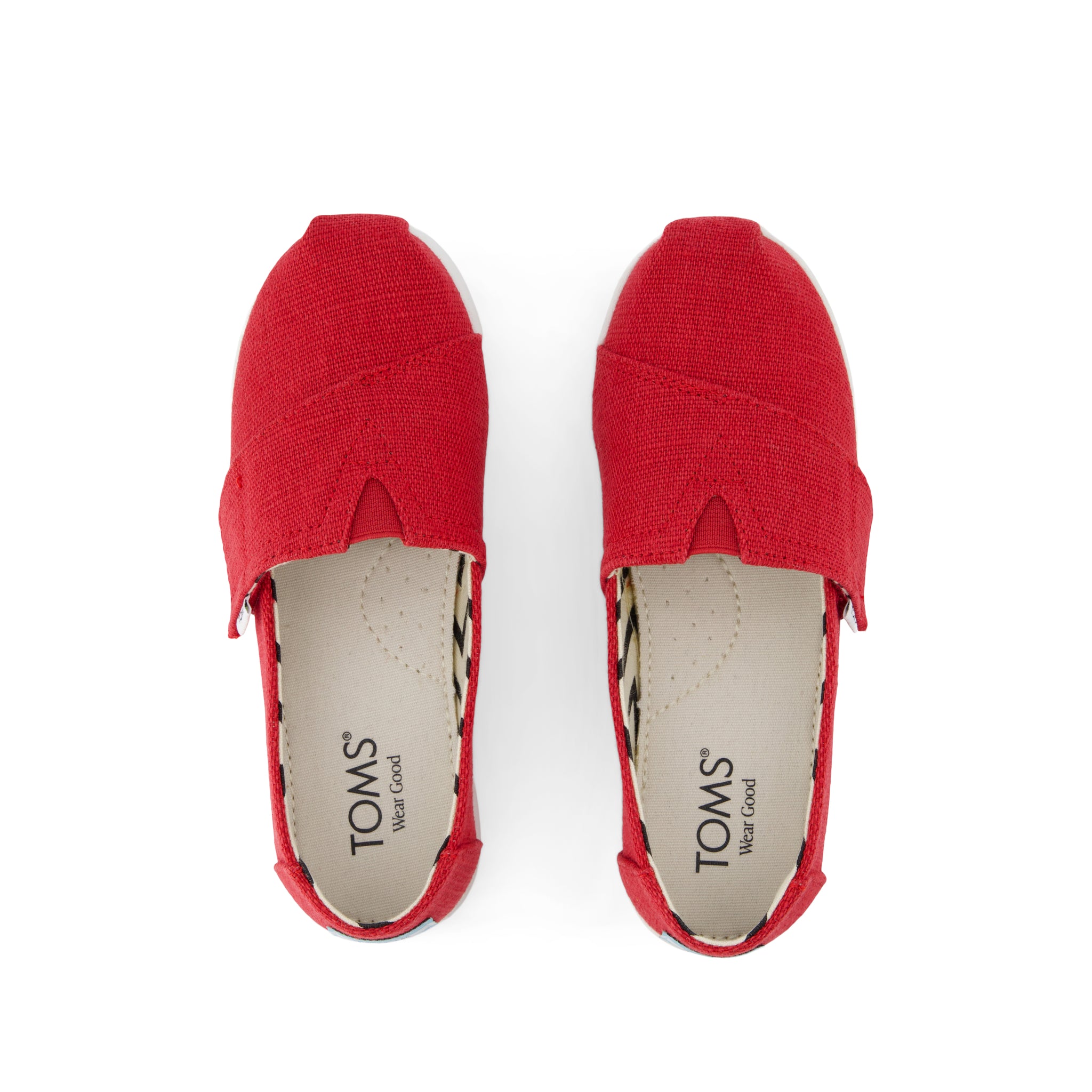 Alpargata Classic Kids Shoe Red Heritage Canvas - Image 7