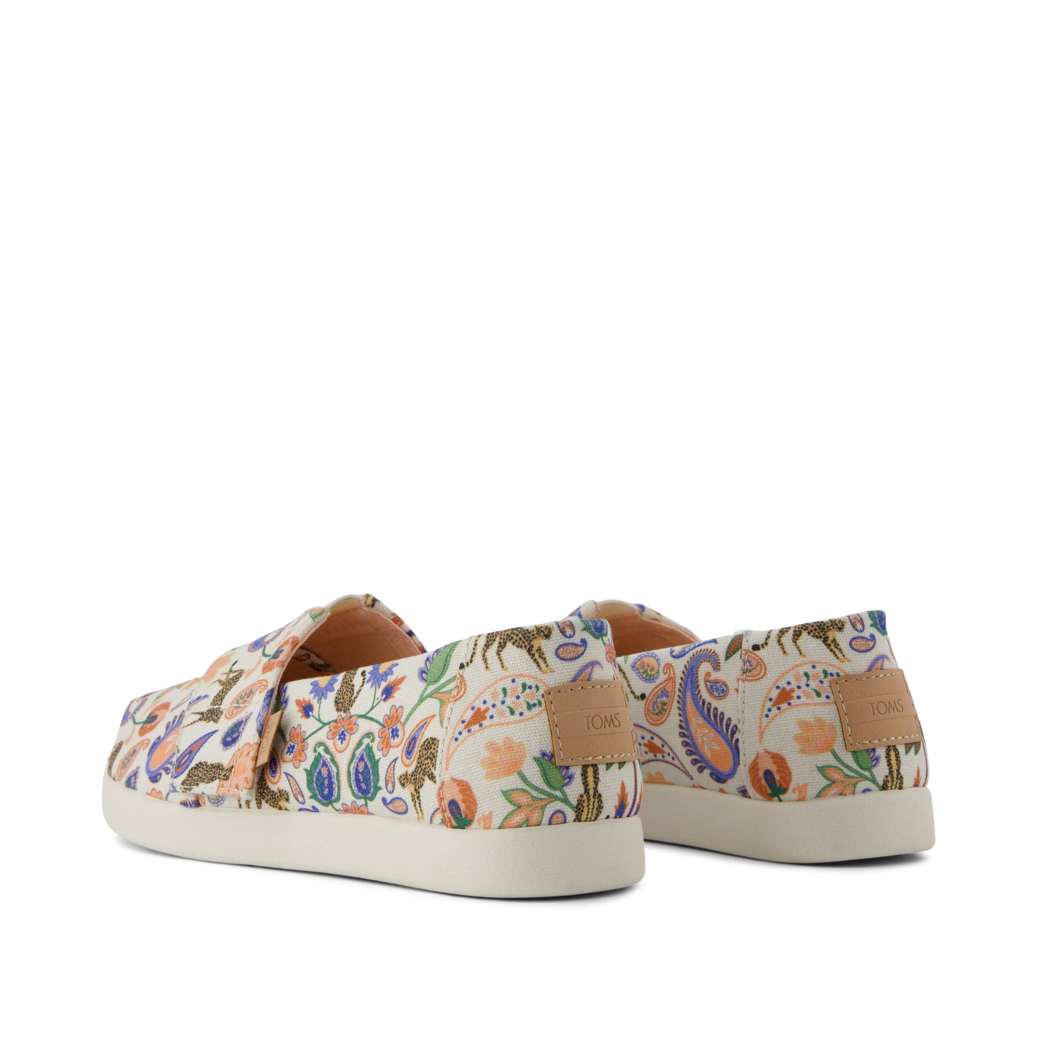 Alpargata Classic Kids Shoe Egret Cheetah Paisley Print - Image 4