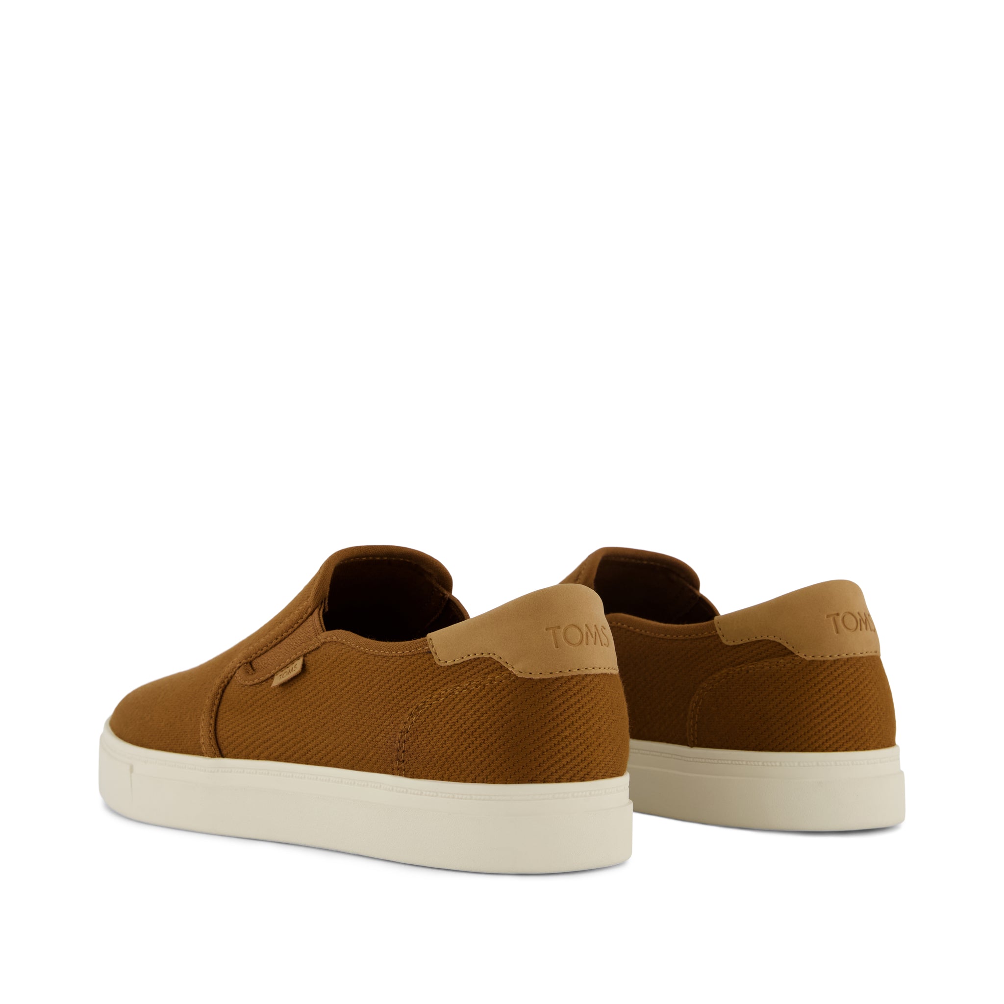 Mens Baja 2.0 Slip On Sneaker Walnut Twill Canvas - Image 5