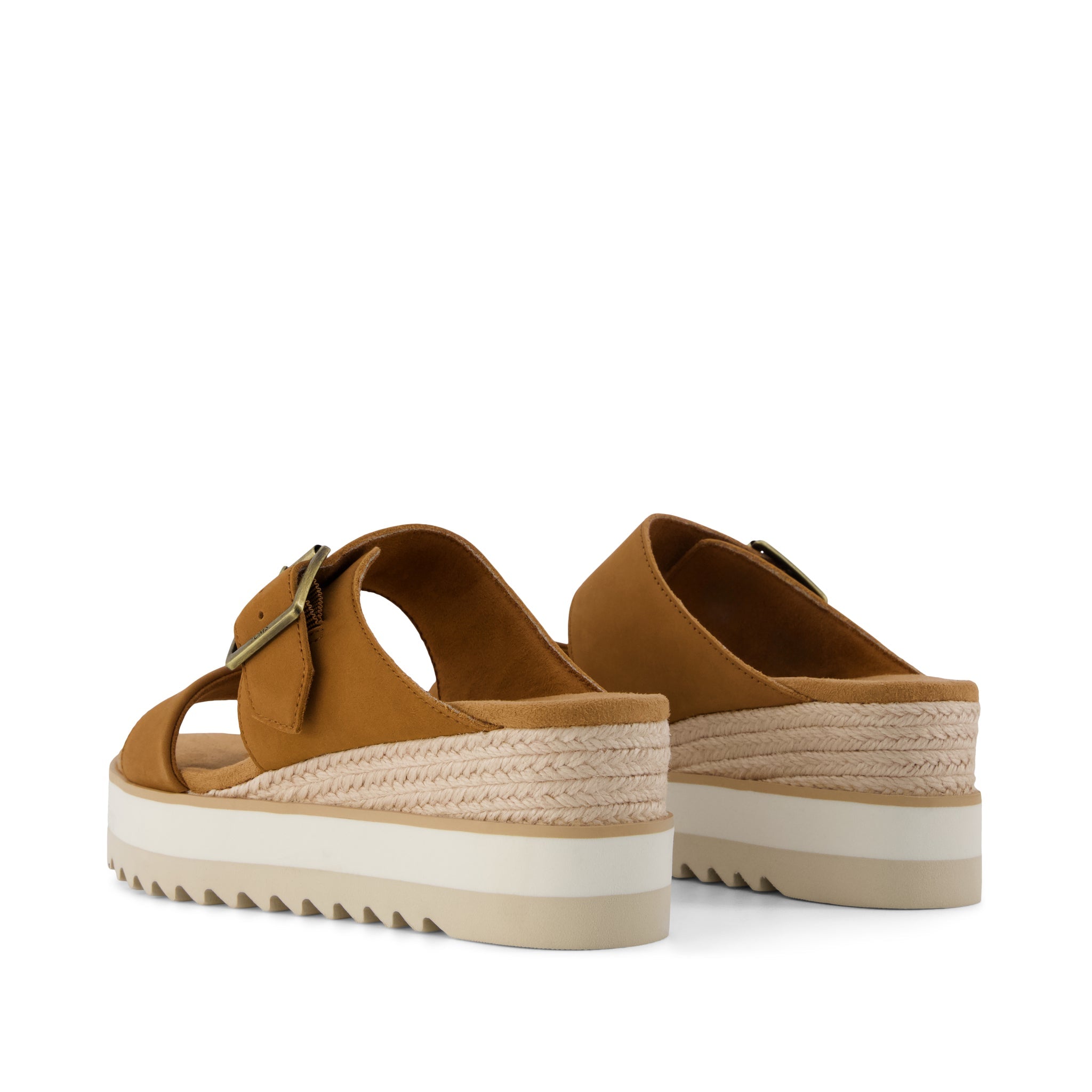 Womens Diana Mule Wedge Sandal Brown Sugar - Image 4