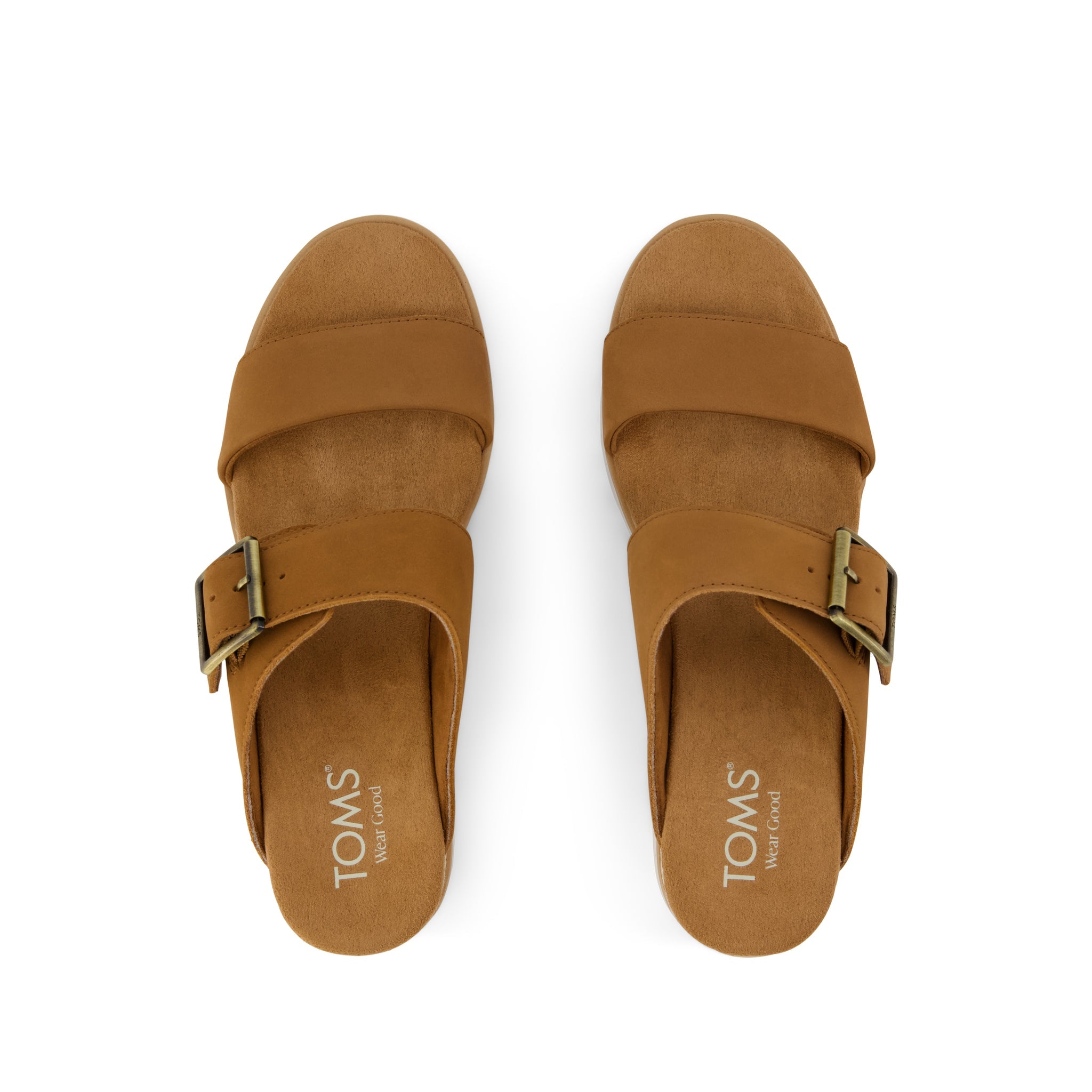 Womens Diana Mule Wedge Sandal Brown Sugar - Image 6
